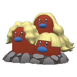 #051 Dugtrio (Alola Form)